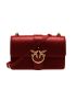 o Dragoste Mini Icon sac de umăr burgundy pentru femei